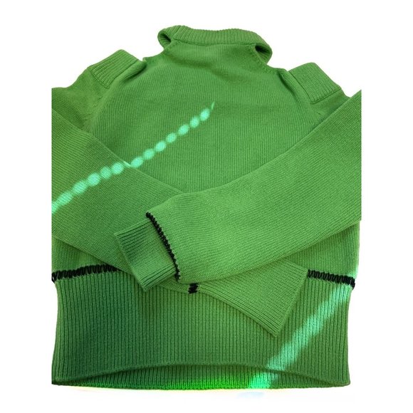 Alexander McQueen Halterneck Sweatshirt Green Sweater XS Top NEW - Picture 6 of 13